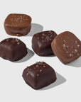 Fraktals Milk and Dark Chocolate Sea Salt Caramels
